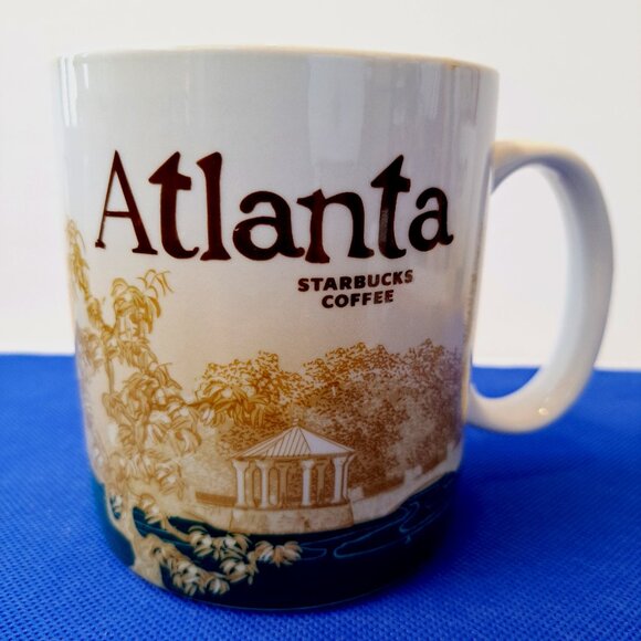 Starbucks | Dining | Collectible Starbucks Coffee Mug Atlanta Global Icon  Collector Series 6 Oz | Poshmark